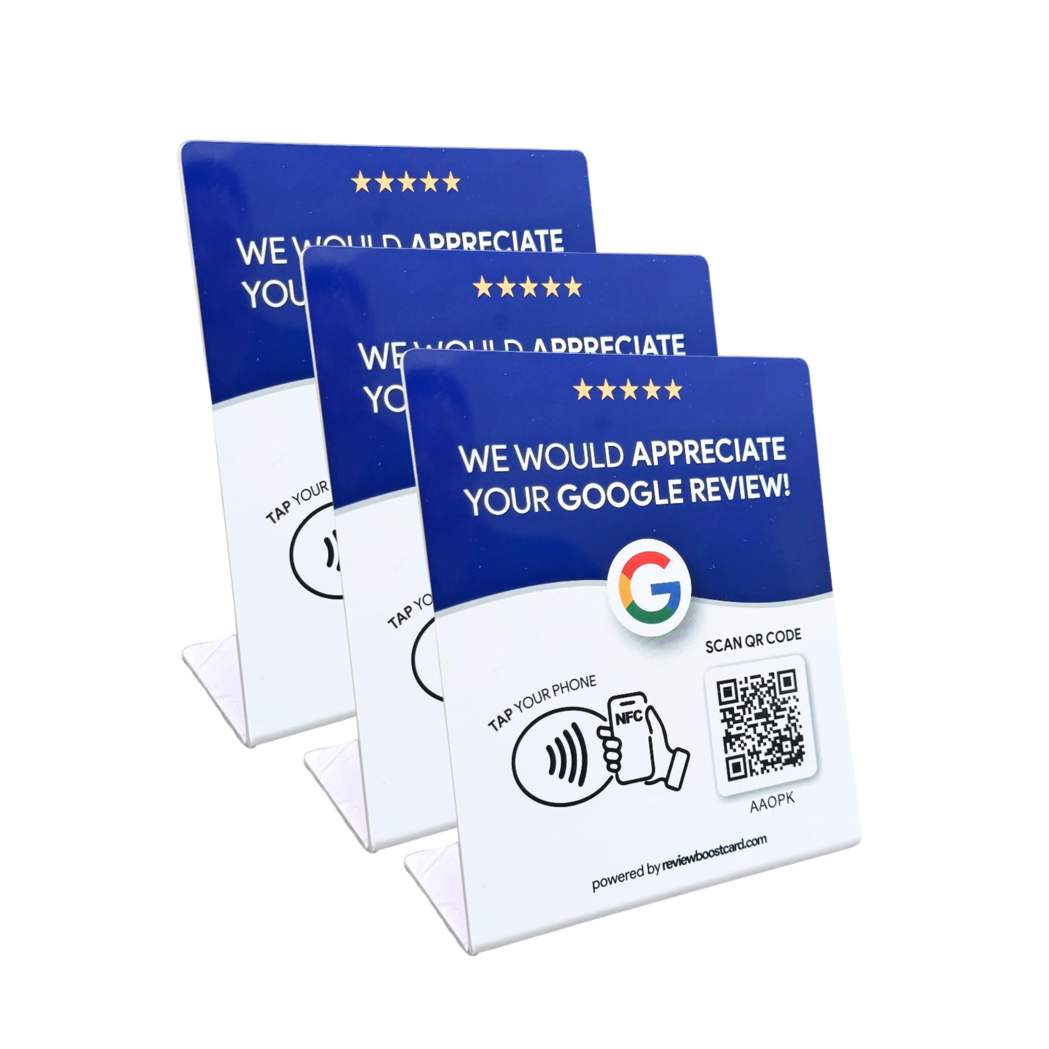 Google Reviews Stand