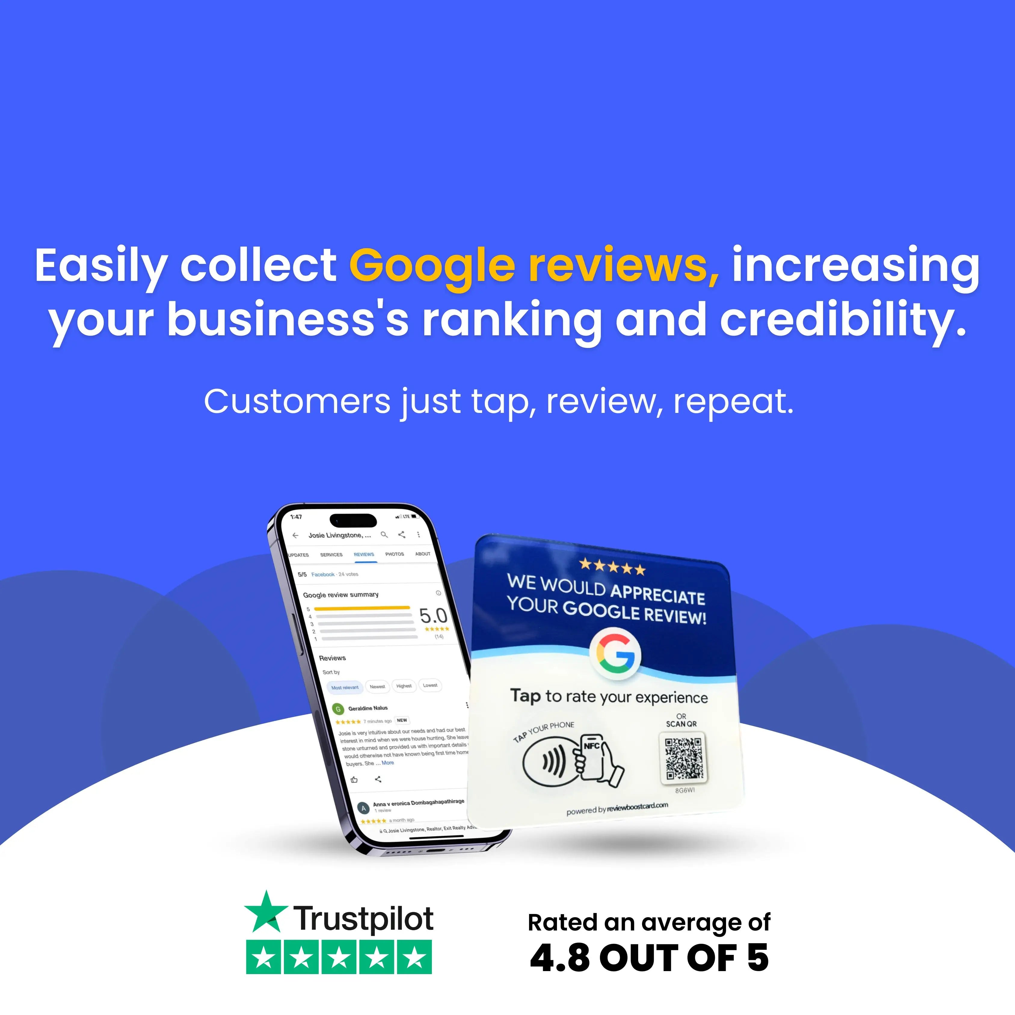 Google Review Plaque