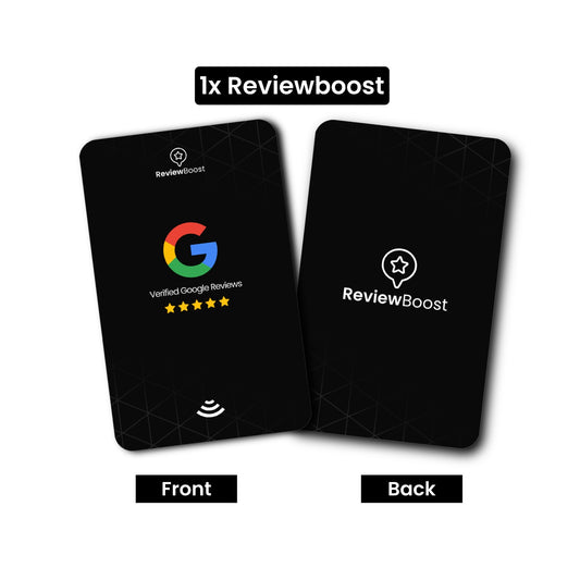 ReviewBoost® Google Reviews - Black