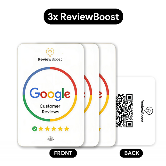 3 × Google Review Cards